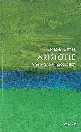 aristotle 1st edition jonathan barnes 0192854089, 978-0192854087