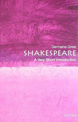 shakespeare 1st edition germaine greer 0192802496, 978-0192802491
