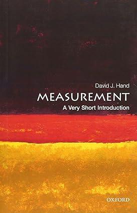 measurement 1st edition david j. hand 0198779569, 978-0198779568