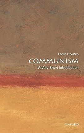 communism 1st edition leslie holmes 0199551545, 978-0199551545