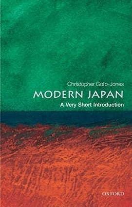 modern japan 1st edition christopher goto-jones 0199235694, 978-0199235698