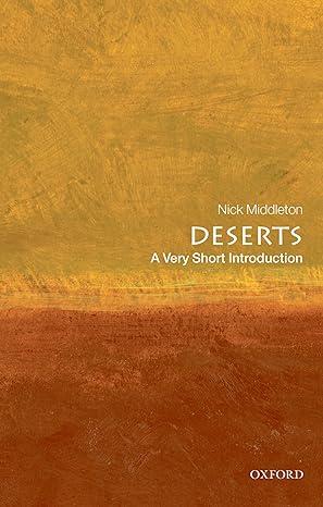 deserts 1st edition nick middleton 0199564302, 978-0199564309