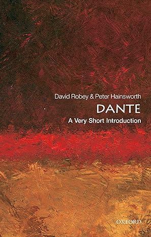 dante 1st edition peter hainsworth, david robey 0199684774, 978-0199684779