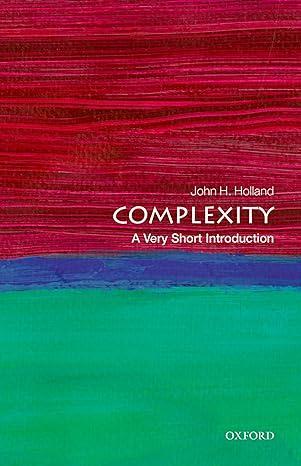 complexity 1st edition john h. holland 0199662541, 978-0199662548
