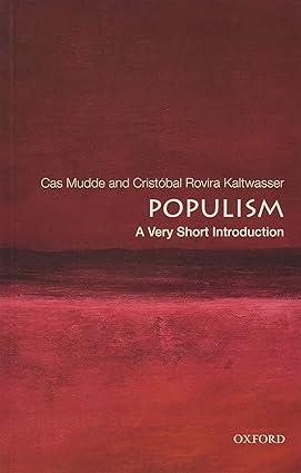 populism 2nd edition cas mudde, cristobal rovira kaltwasser 0190234873, 978-0190234874