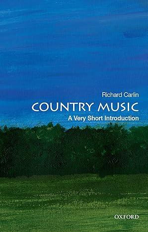 country music 1st edition richard carlin 0190902841, 978-0190902841