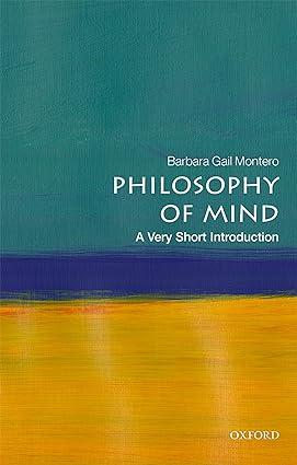 philosophy of mind 1st edition barbara gail montero 0198809077, 978-0198809074