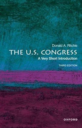 the u.s. congress 1st edition donald a. ritchie 0197620787, 978-0197620786