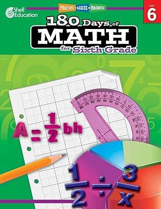 180 days of math grade 6 1st edition jodene smith 1425808026, 978-1425808020