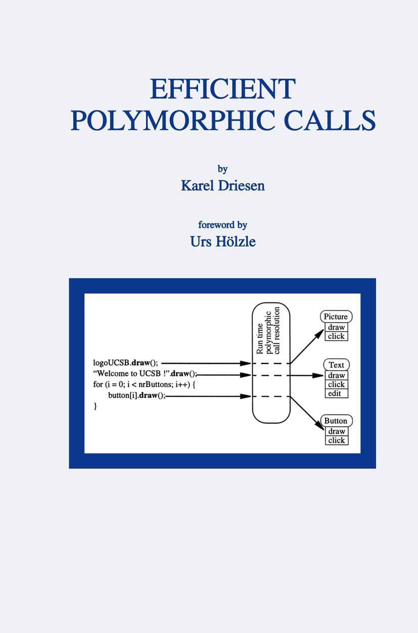 efficient polymorphic calls 2001 edition karel driesen 146135675x, 978-1461356752