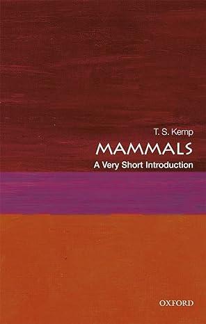 mammals 1st edition t. s. kemp 0198766947, 978-0198766940