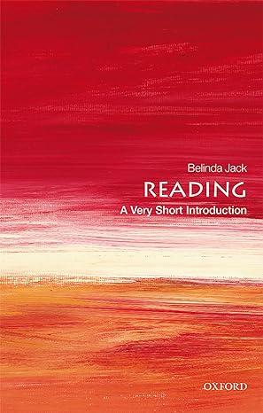 reading 1st edition belinda jack 0198820585, 978-0198820581
