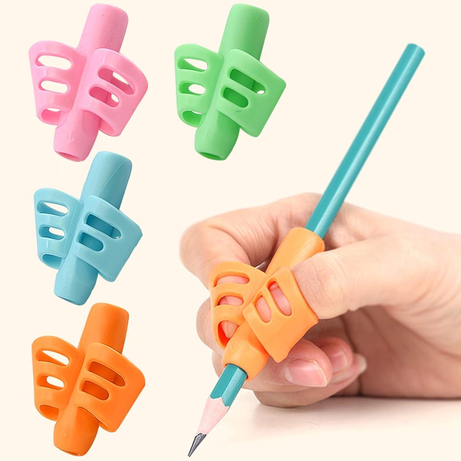 pencil grips children pen writing aid grip set posture correction tool for kids preschoolers children hollow