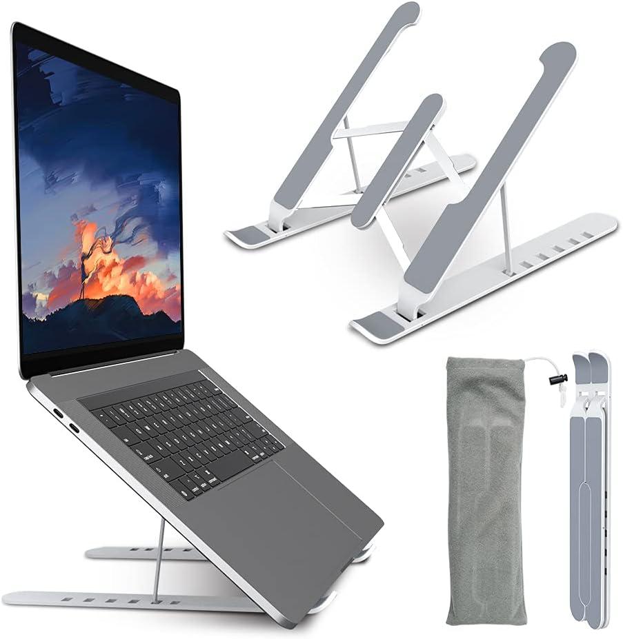 versiontech laptop stand for desk portable laptop holder bed metals and abs stable riser for laptops 