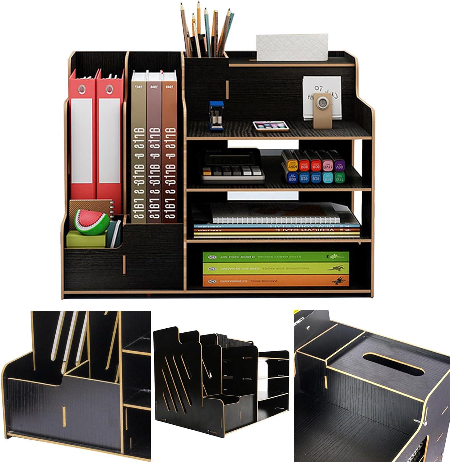 catekro office desktop storage box dormitory desktop office supplies folder information bookshelf paper