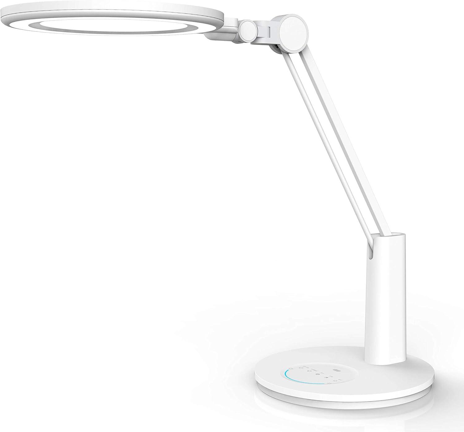 ecpro christmas deal desk lamp pro 216 pcs leds eye-caring desk lamp auto-brightness sensor high cri  ecpro