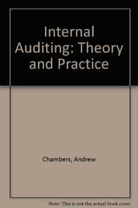 internal auditing theory and practice 1st edition vinten, gerald 0273027379, 9780273027379