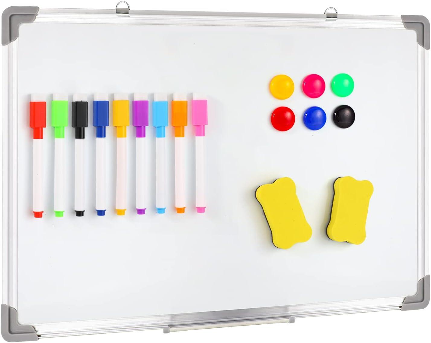 veylin large whiteboard for wall 40 x 60cm dry erase white board magnetic whiteboard for office home school