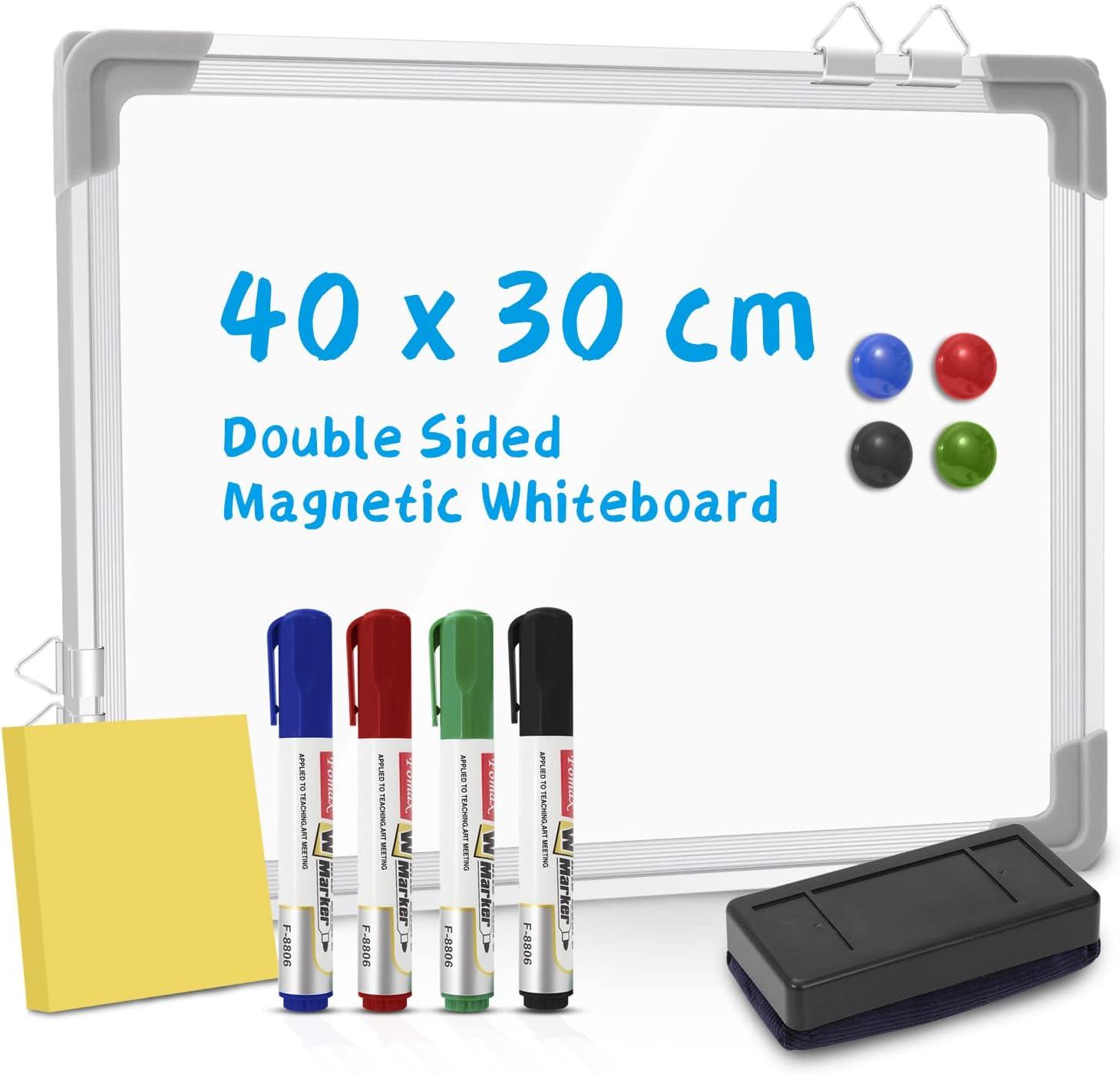 cloudgree magnetic whiteboard cloudgree dry erase board a3 40 x 30cm double sided mini white board  cloudgree