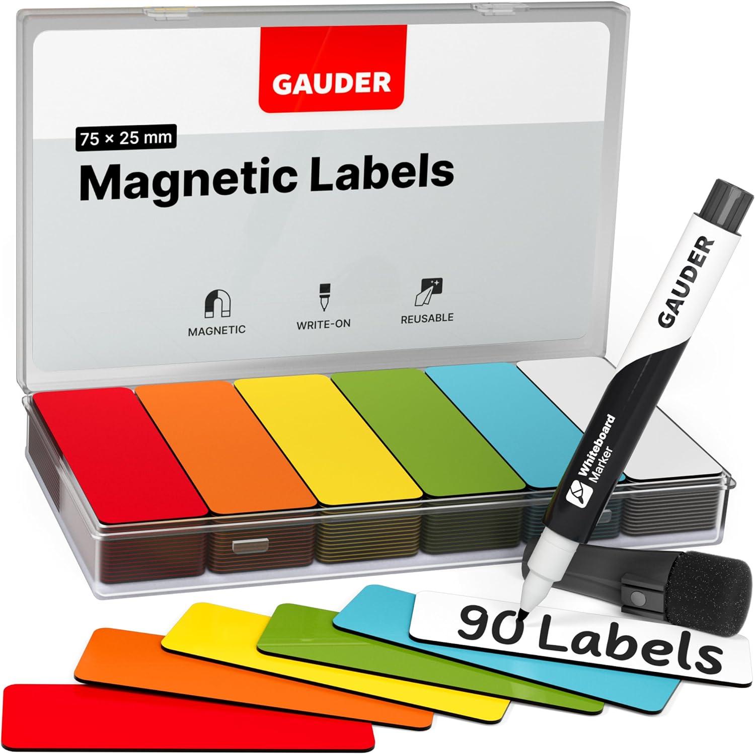 gauder magnetic dry erase labels magnetic labels to write on dry erase magnets for classroom whiteboard 