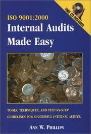 iso 9001 2000 internal audits made easy 1st edition phillips, ann w 0972284605, 9780972284608
