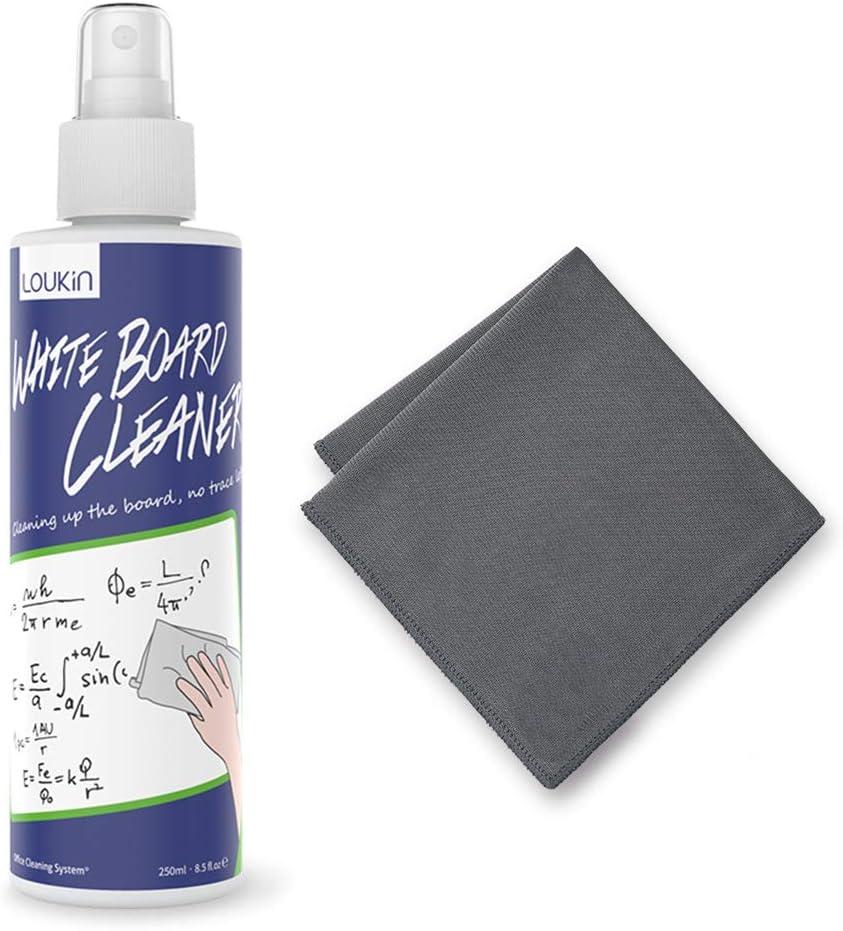 loukin non-toxic whiteboard cleaner 8 5oz dry erase board cleaner low-odor whiteboard cleaning spray with
