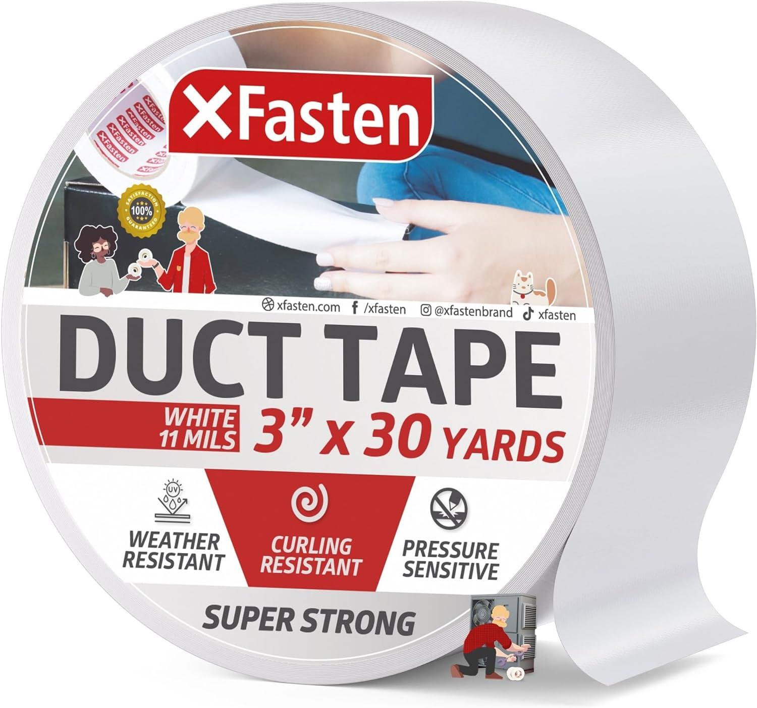 xfasten super strong duct tape white 3