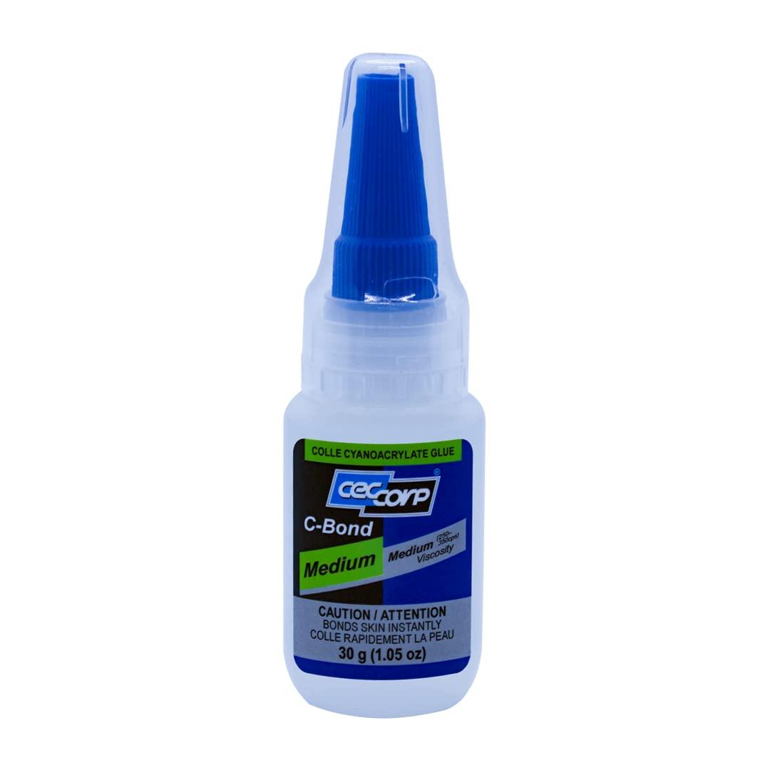 ceccorp super glue c-bond medium cyanoacrylate adhesive – 30 grams / 1 05 oz – all purpose ca glue 