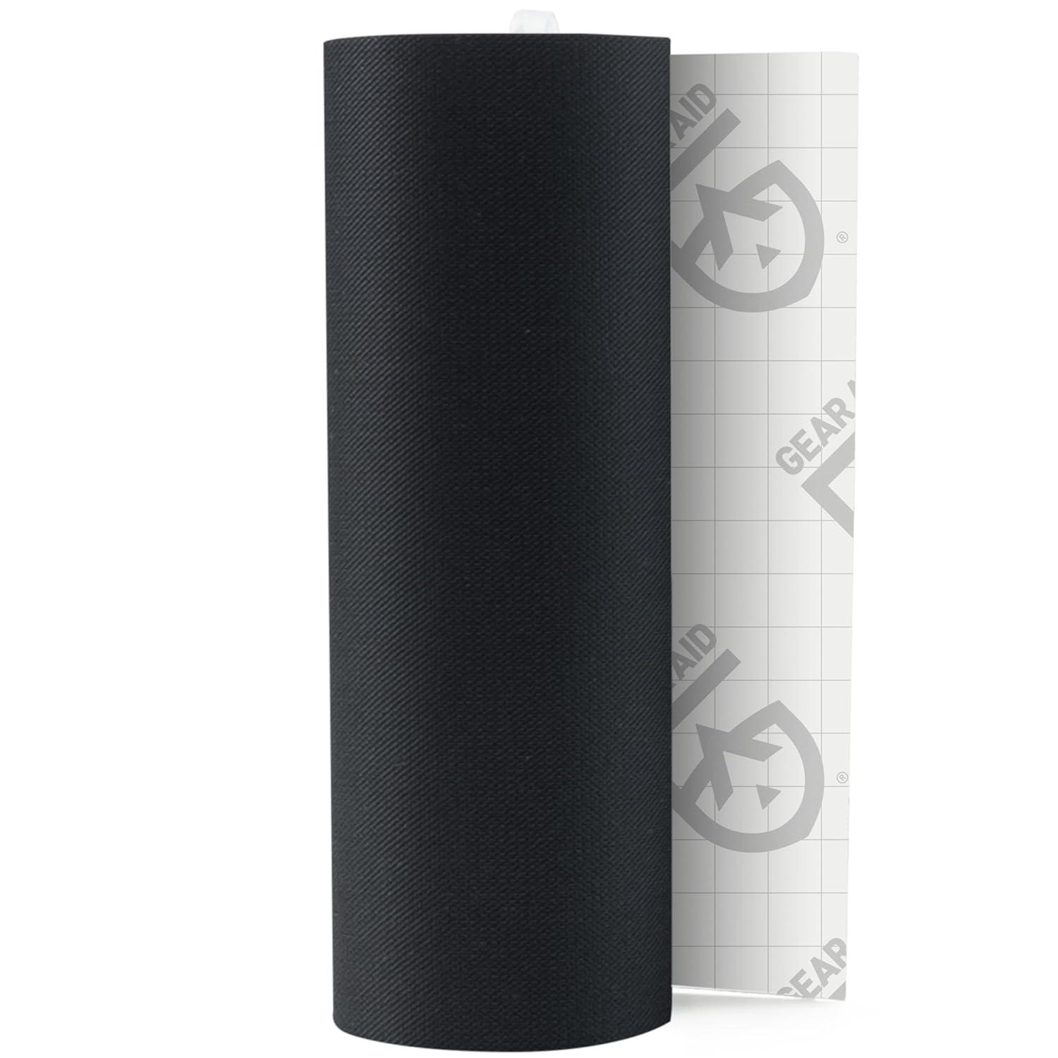 gear aid tenacious tape nylon repair tape for fabric and vinyl 3” x 20” black  gear aid b0045cqeli