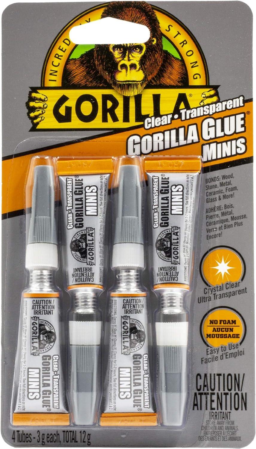 gorilla glue clear no-foam formula indoor and outdoor use water resistant easy application nozzle made in usa