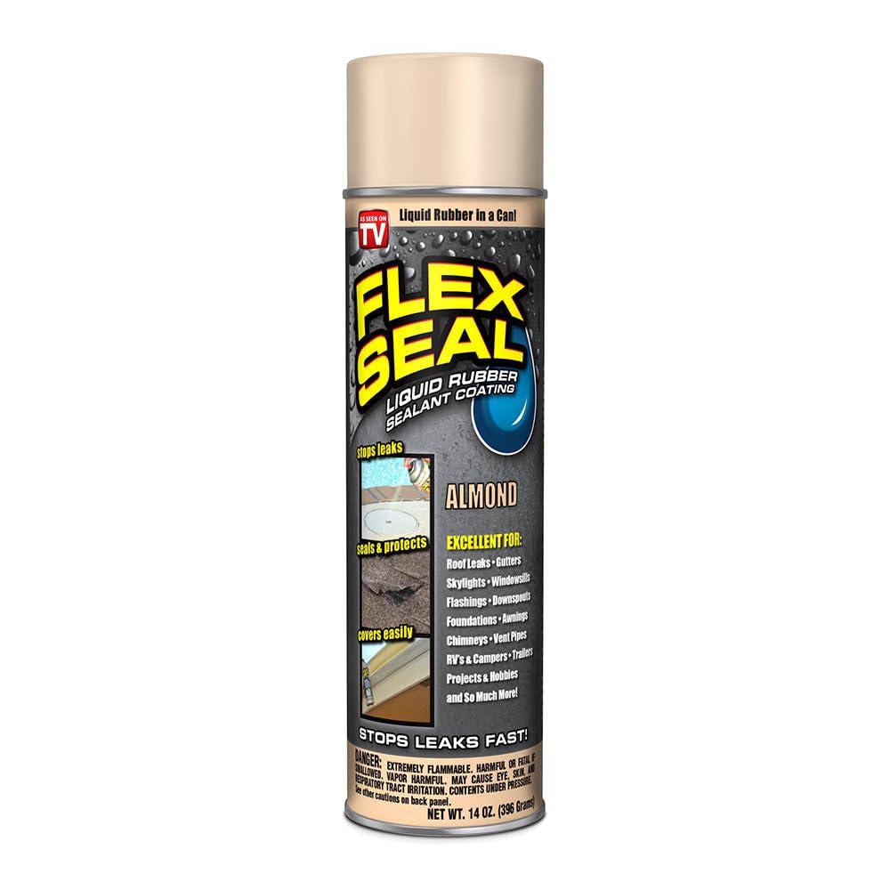 flex seal - waterproof spray seals out water air and moisture patches holes repairs multi-surface indoor and