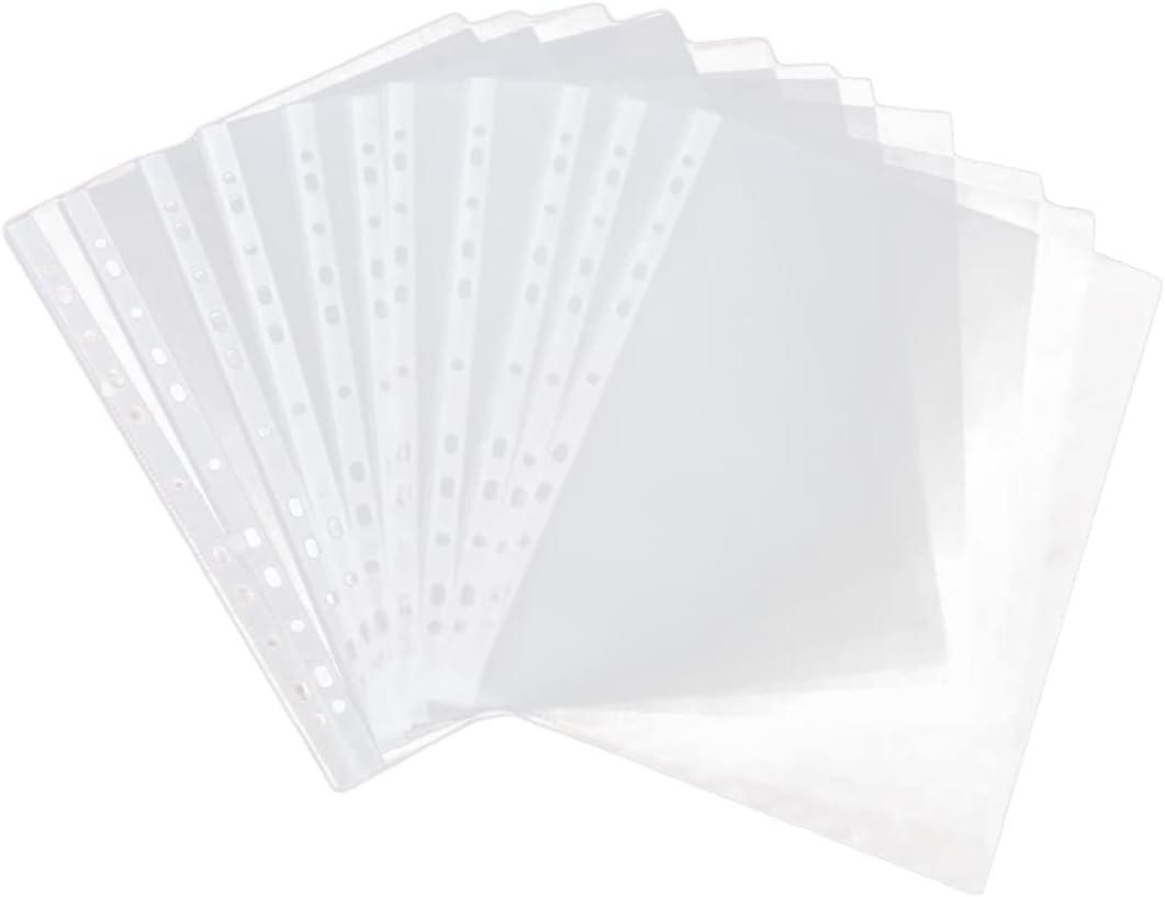 parliky 200pcs sheet holder protecting file design office a protector supplies paper acid school cover free 
