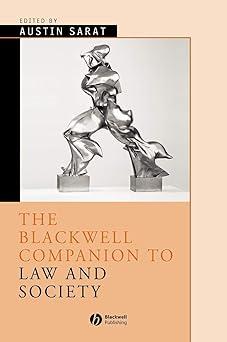 the blackwell companion to law and society 1st edition austin sarat 0631228969, 978-0631228967