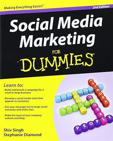 social media marketing for dummies 2nd edition shiv singh , stephanie diamond 111806514x, 978-1118065143