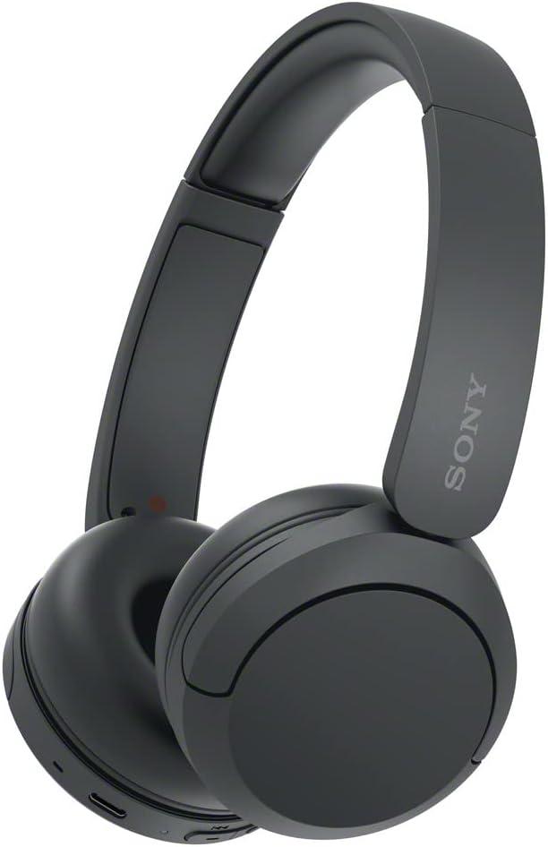sony wh-ch520 wireless headphones bluetooth on-ear headset with microphone black new  sony b0bs1prc4l