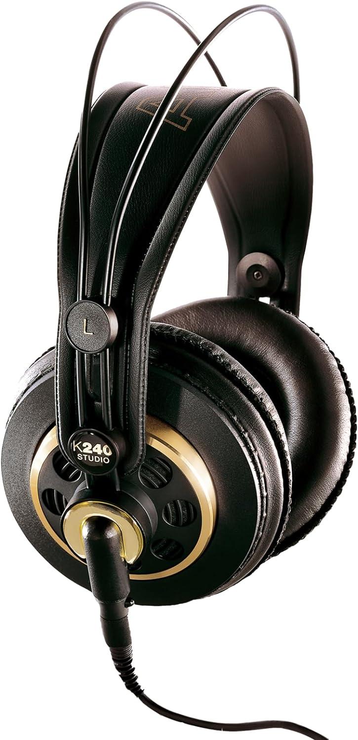 akg pro audio k240 studio over-ear semi-open professional studio headphones  akg b0001arcfa
