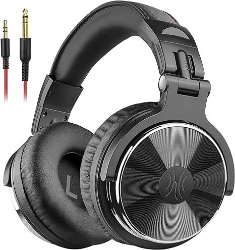 oneodio wired over ear headphones studio monitor & mixing dj stereo headsets with 50mm neodymium drivers and