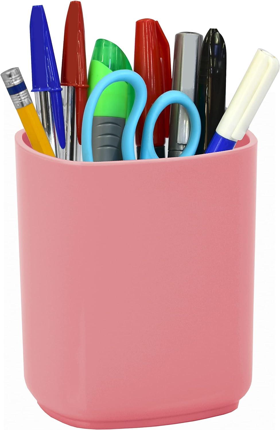 acrimet jumbo pencil holder pen cup caddy super-sized desktop organizer for students artists and
