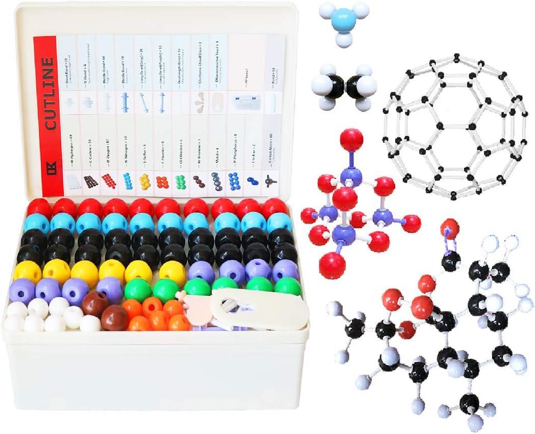 linktor chemistry molecular model kit 444 pieces student or teacher set for organic and inorganic chemistry