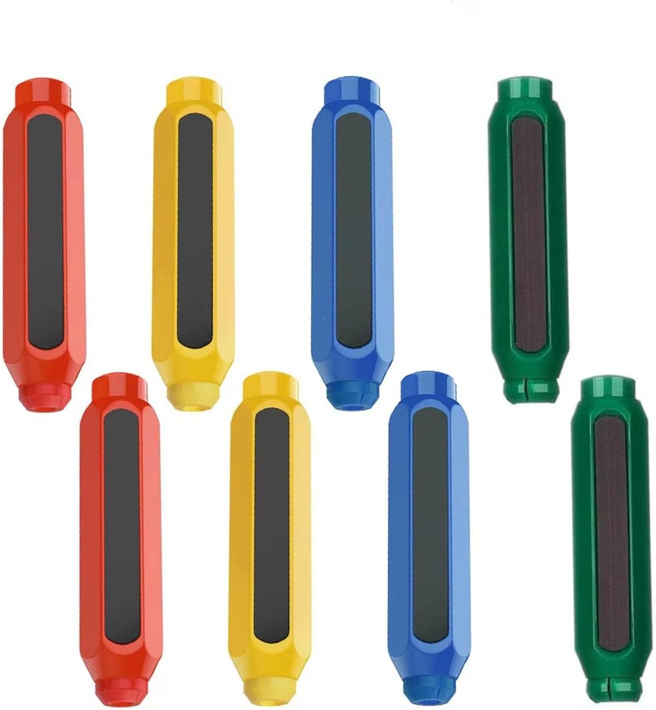 8 pcs magnetic chalk holder colored adjustable chalk clip/double spring chalk pen holder  prtsftrb b0c5zx2wv7
