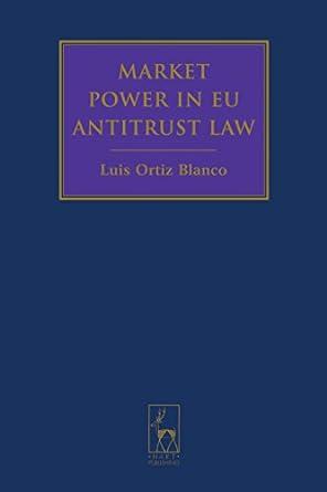 market power in eu antitrust law 1st edition luis ortiz blanco 1841135283, 9781841135281
