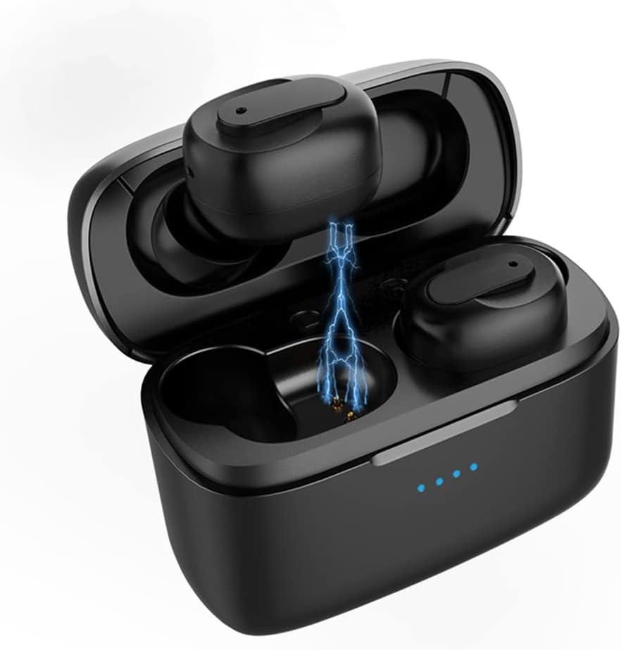 true wireless earbuds bluetooth earphones touch control with wireless charging case waterproof stereo earbuds