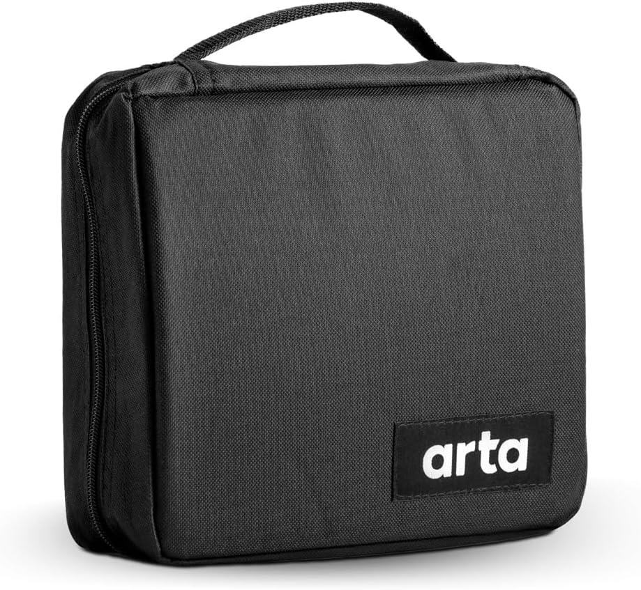 arta black pencil case holds up to 115 standard pencils accessories for students and artists  arta b0bs496dr7
