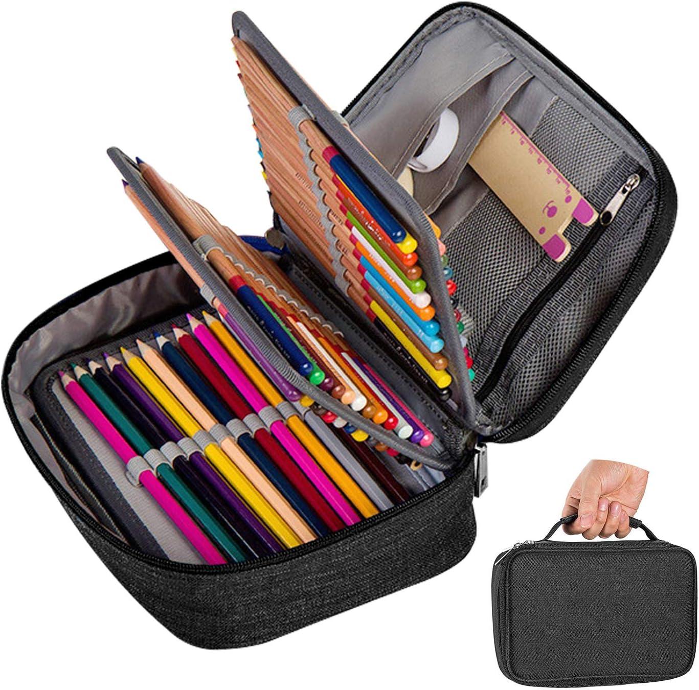 pencil case large capacity 72 packs multifunction pencil bag big capacity pen pouch holder stationery