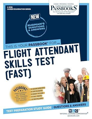 flight attendant skills test passbooks study guide 1st edition national learning corporation 1731833385,