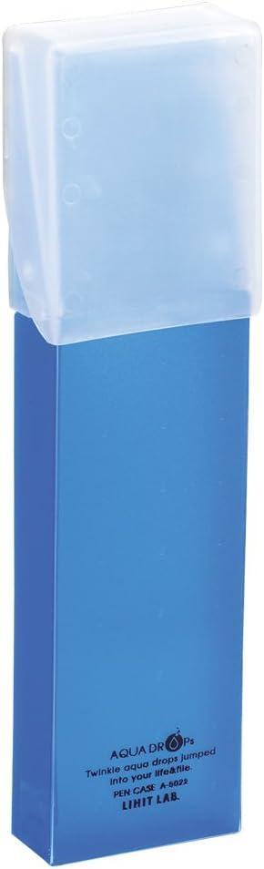 lihit lab pen and pencil holder blue 7 x 2 inches (a5022-8)  lihit lab b0080fcb0o
