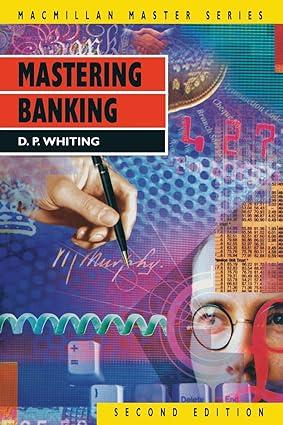 mastering banking 2nd edition whiting, d. p. 0333595718, 978-0333595718