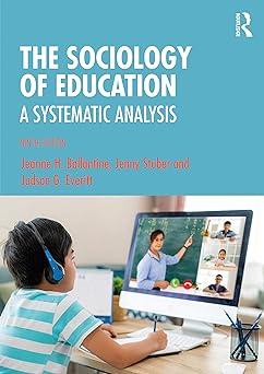 the sociology of education a systematic analysis 9th edition jeanne ballantine, jenny stuber, judson everitt