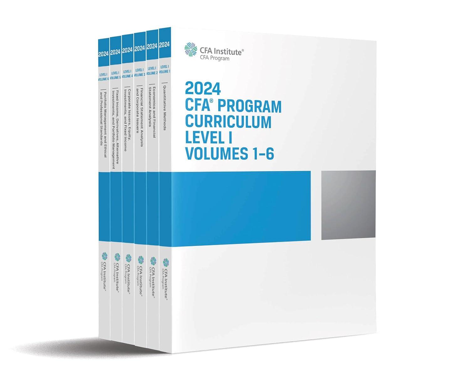 2024 CFA Program Curriculum Level I Volume 1