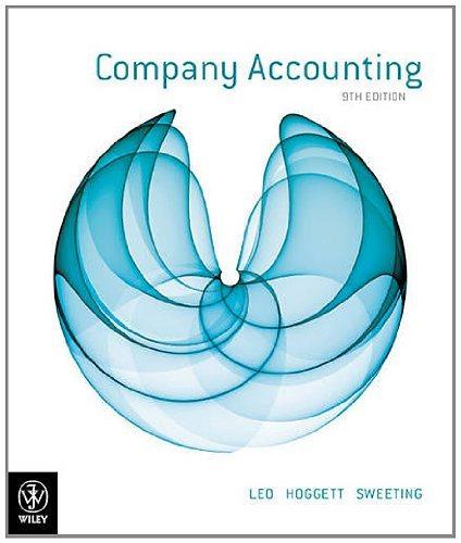 company accounting 9th edition ken j. leo, john hoggett, john sweeting 1742466370, 978-1742466378